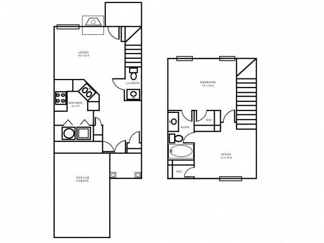 Edinburgh has 943 sqft Edinburgh 1x1.5 943
